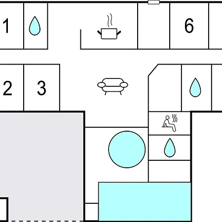 Hébergement de vacances Awesome In With Sauna *